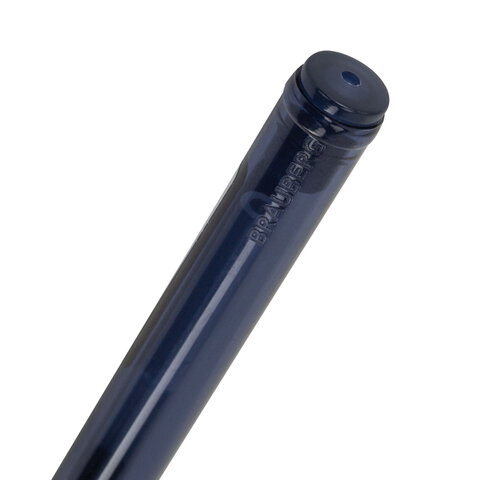 Ручка гелевая BRAUBERG "ULTRA GEL NAVY BLUE", ТЕМНО-СИНЯЯ, стандартный наконечник 0,5 мм, линия письма 0,35 мм, 144281