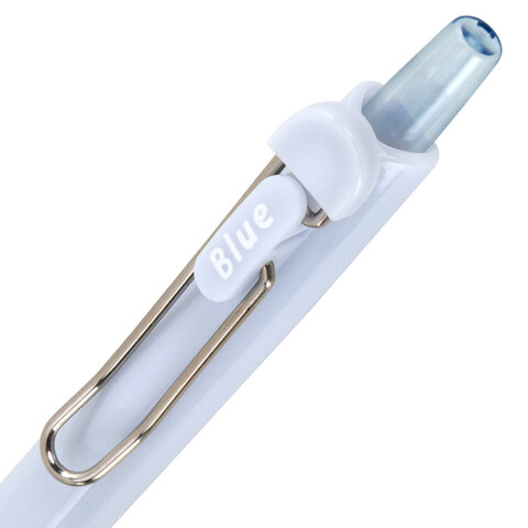 Ручки шариковые автоматические С НЕСКОЛЬЗЯЩИМ ГРИПОМ BRAUBERG "MAXI FIT", СИНИЕ, НАБОР 3 ШТУКИ, пишущий узел 0,5 мм, линия 0,35 мм, 144460