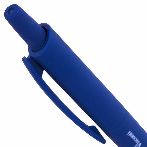 Ручка шариковая автоматическая BRUNO VISCONTI "SlimClick NAVY", СИНЯЯ, линия 0,4 мм, 20-0419
