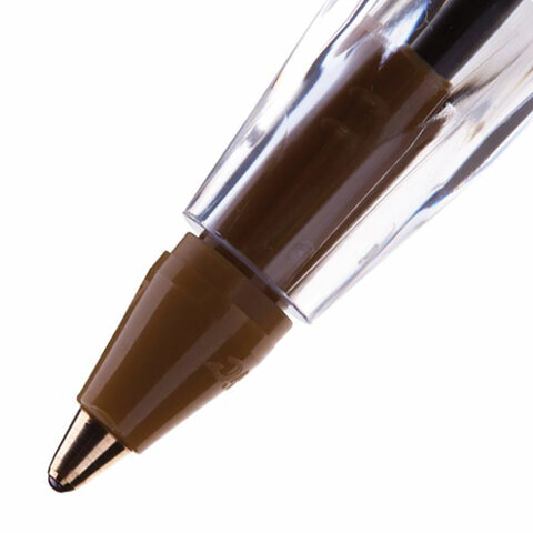 Ручка шариковая BIC "Cristal", СИНЯЯ, корпус прозрачный, узел 1 мм, линия письма 0,32 мм, 847898/528921