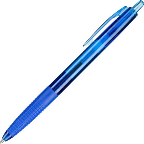 Ручка шариковая автоматическая с грипом PILOT Super Grip G, СИНЯЯ, 0,7 мм, линия 0,22 мм, BPGG-8R-F, BPGG-8R-F L
