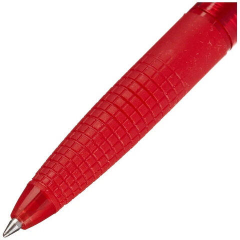 Ручка шариковая автоматическая с грипом PILOT Super Grip G, КРАСНАЯ, линия 0,22 мм, BPGG-8R-F R