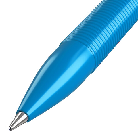Ручка шариковая ERICH KRAUSE R-301 Stick "Magic Pet", СИНЯЯ, корпус ассорти, линия 0,35 мм, 63071