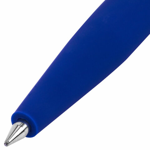 Ручка шариковая автоматическая BRUNO VISCONTI "SlimClick NAVY", СИНЯЯ, линия 0,4 мм, 20-0419