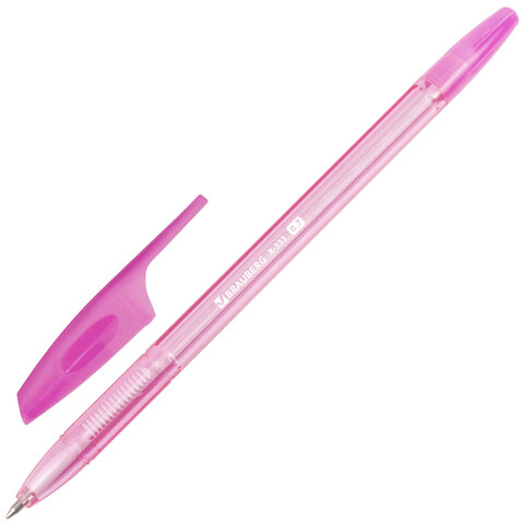 Ручки шариковые BRAUBERG "X-333 PASTEL", НАБОР 8 ШТУК, СИНИЕ, узел 0,7 мм, линия письма 0,35 мм, 144531