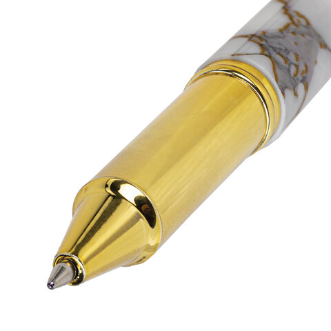 Ручка шариковая в футляре BRUNO VISCONTI "DreamWrite Carrara", СИНЯЯ, корпус ассорти, 0,5 мм, 20-0264/61