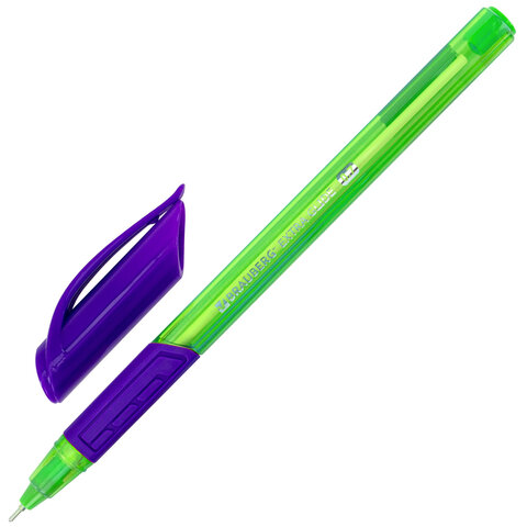 Ручка шариковая масляная с грипом BRAUBERG "Extra Glide GT Color", СИНЯЯ, трехгранная, игольчатый наконечник 0,7 мм, линия 0,5 мм, 144264