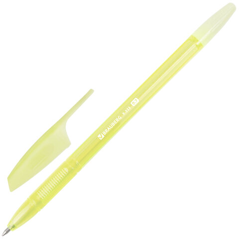 Ручки шариковые BRAUBERG "X-333 PASTEL", НАБОР 8 ШТУК, СИНИЕ, узел 0,7 мм, линия письма 0,35 мм, 144531