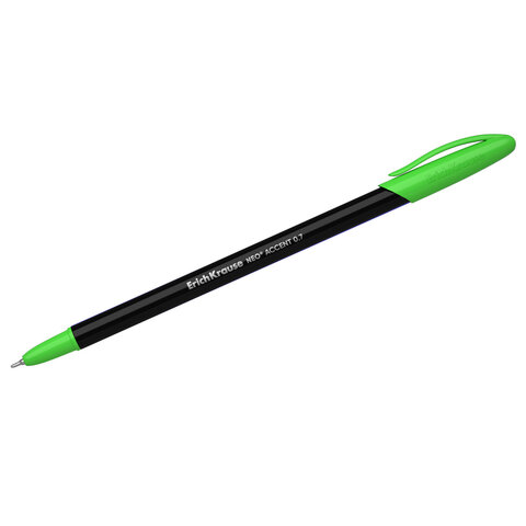 Ручка шариковая ERICH KRAUSE "Neo Stick Accent", СИНЯЯ, узел 0,7 мм, корпус ассорти, 0,26 мм, 55386
