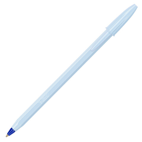 Ручка шариковая BIC "Cristal Pastel", СИНЯЯ, корпус ассорти, узел 1,0 мм, линия 0,32 мм, 302550