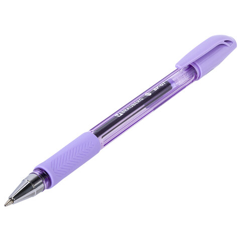 Ручка шариковая BRAUBERG BP-GT PASTEL, СИНЯЯ, корпус ассорти, пишущий узел 0,7 мм, линия письма 0,35 мм, 144503