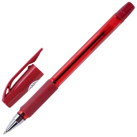Ручка шариковая BRAUBERG BP-GT VIVID, СИНЯЯ, корпус ассорти, пишущий узел 0,7 мм, линия письма 0,35 мм, 144502