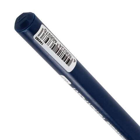 Ручка шариковая с грипом BRAUBERG "i-STICK DEEP BLUE", СИНЯЯ, пишущий узел 0,7 мм, линия письма 0,35 мм, 144385