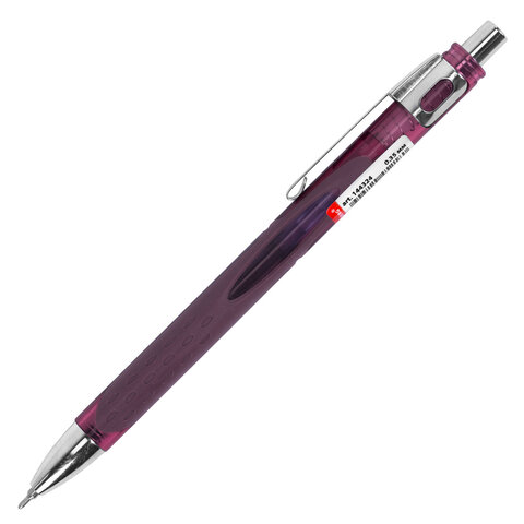 Ручка шариковая автоматическая с грипом BRAUBERG "STYLE RT", СИНЯЯ, игольчатый наконечник 0,7 мм, линия письма 0,35 мм, 144324