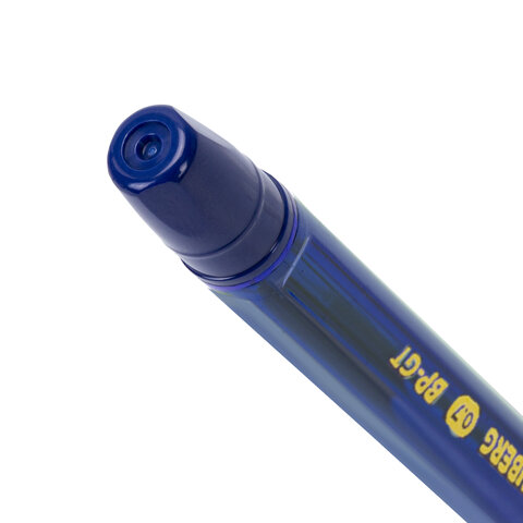 Ручки шариковые BRAUBERG BP-GT GLD BLUE, НАБОР 5 ШТУК, СИНИЕ, пишущий узел 0,7 мм, линия письма 0,35 мм, 144511
