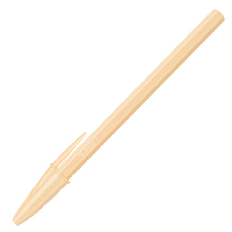 Ручка шариковая BIC "Cristal Pastel", СИНЯЯ, корпус ассорти, узел 1,0 мм, линия 0,32 мм, 302550