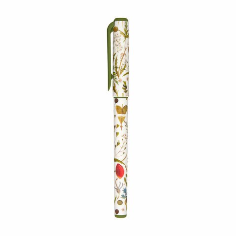 Ручка шариковая масляная BRUNO VISCONTI "PrimeWrite Flora", СИНЯЯ, ассорти, линия 0,5 мм, 20-0293/17