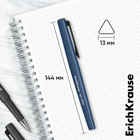 Ручка шариковая ERICH KRAUSE "Severe Stick Classic", СИНЯЯ, корпус ассорти,0,7 мм, линия 0,28 мм, 48079