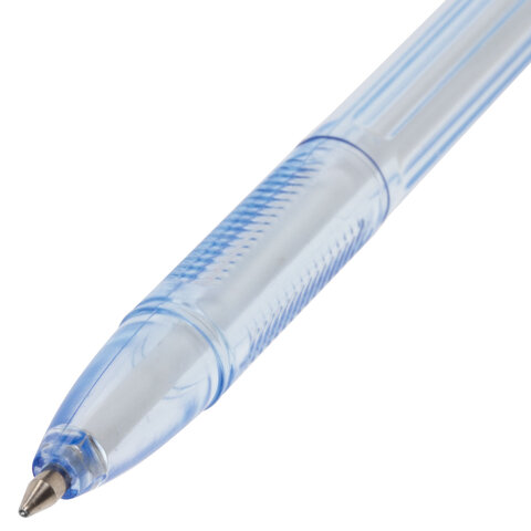 Ручки шариковые BRAUBERG "X-333 PASTEL", НАБОР 8 ШТУК, СИНИЕ, узел 0,7 мм, линия письма 0,35 мм, 144531